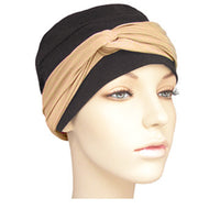 cap with twist band